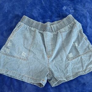 Entro Blue Denim Shorts